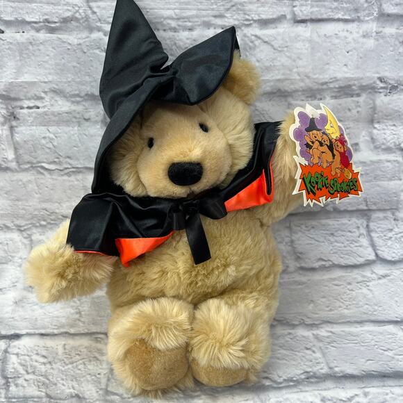 Vintage Kookie Spookies Witch Teddy Bear Stuffed Plush 13